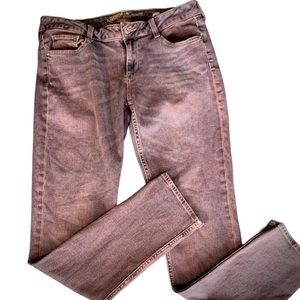 Arizona Jean Purple Acid Wash Skinny Jeans